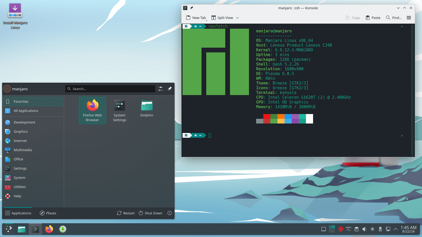 My Linux Dev Environment (Manjaro + ZSH) — featured image